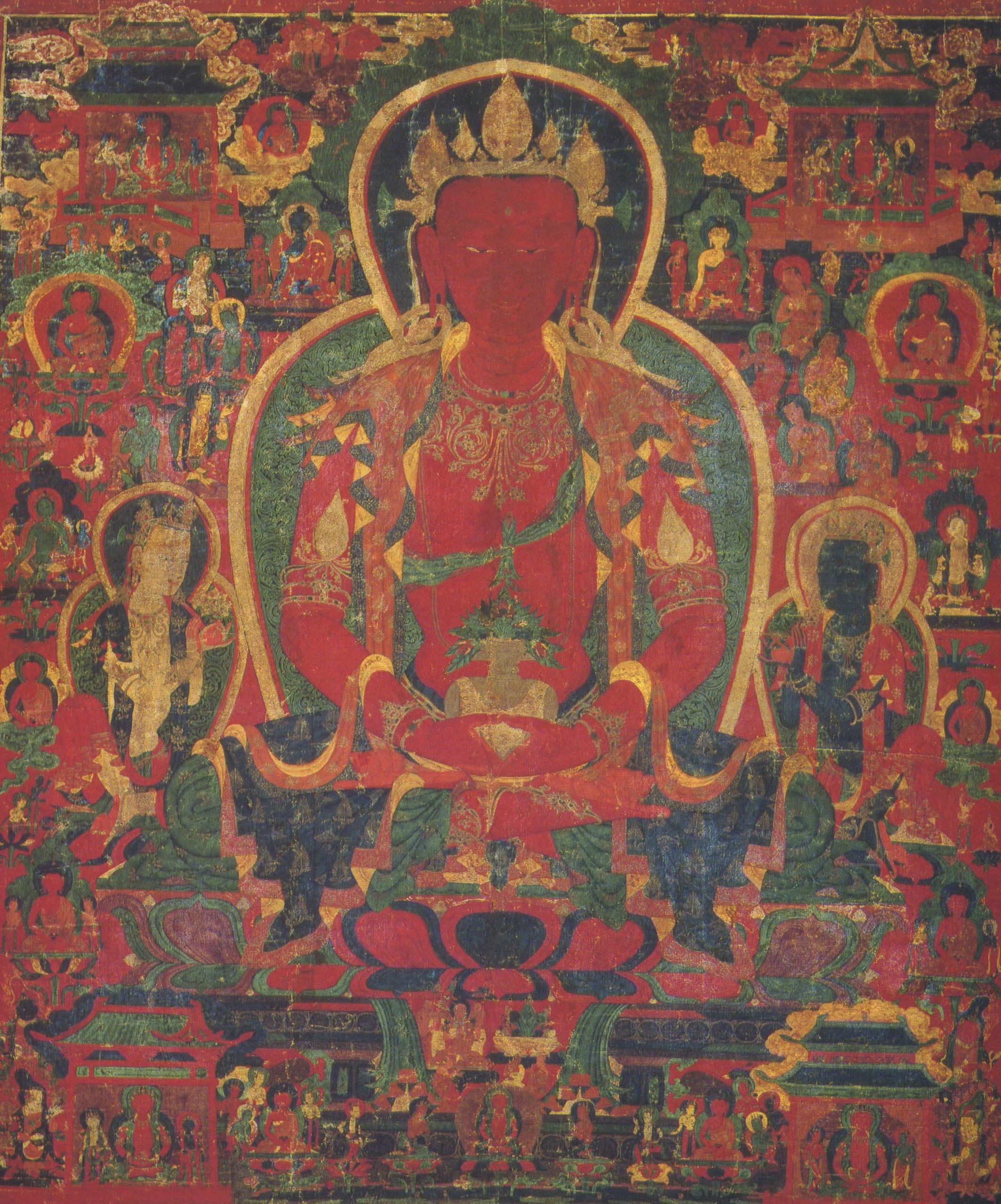 Lama Tzong Khapa: Qualunque fonte di virtù abbia conseguito nel corso di tutte le mie vite, tramite azioni fisiche, verbali e mentali, possa tutto ciò servire unicamente come causa di bene altruistico e di pura illuminazione.