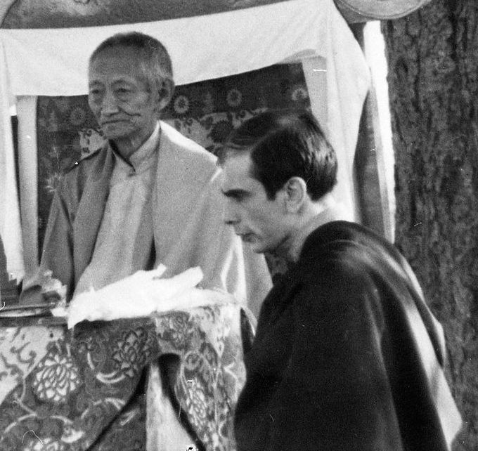 Vajradhara Kalu Rinpoche e Lama Denys Rinpocè 1976