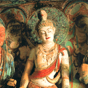 Bodhisattva, Dunhuang cave