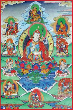 Le otto manifestazioni di Guru Rinpoche