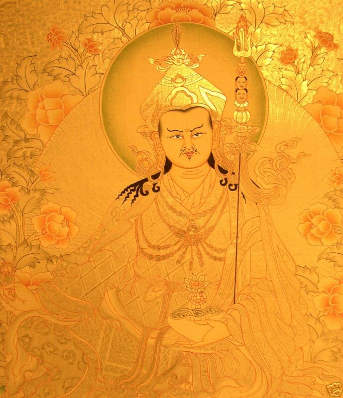 Padmasambhava nato dal loto. 