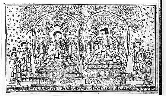 Il Dhammapada 89:Coloro il cui pensiero è pienamente raccolto sui sette componenti della perfetta illuminazione, che si rallegrano del non ricevere nulla, dell'essersi affrancati dall'attaccamento, che dominano i propri desideri, che sono colmi di luce, questi sono giunti alla liberazione ancora in questo mondo.
