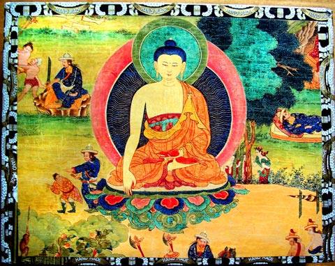 bud-vit Dhammapada 132: Chi, perseguendo la propria felicità, non colpisce esseri che ricercano anch'essi la propria felicità, dopo la morte raggiungerà la felicità.