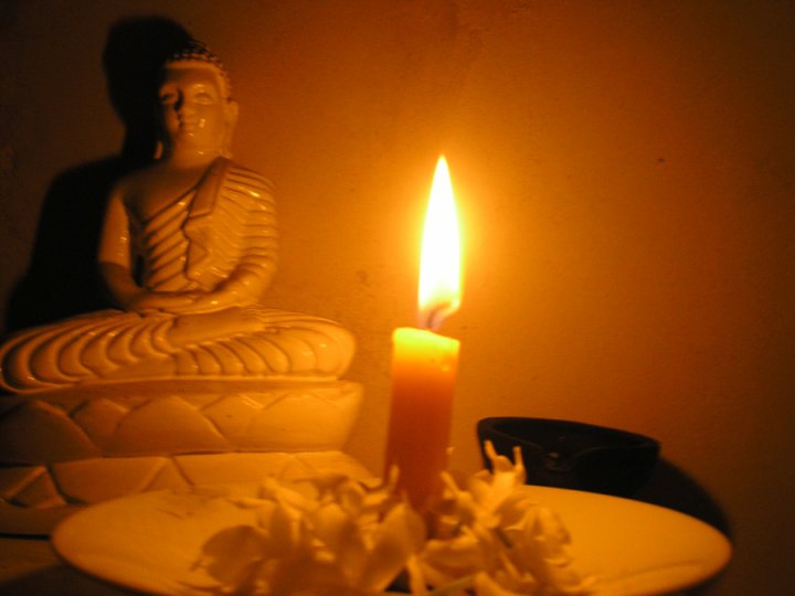 bud_candle Dhammapada 156: Chi non ha rispettato la disciplina e da giovane non ne ha fatto tesoro giace come un arco spezzato, rimpiangendo il passato.
