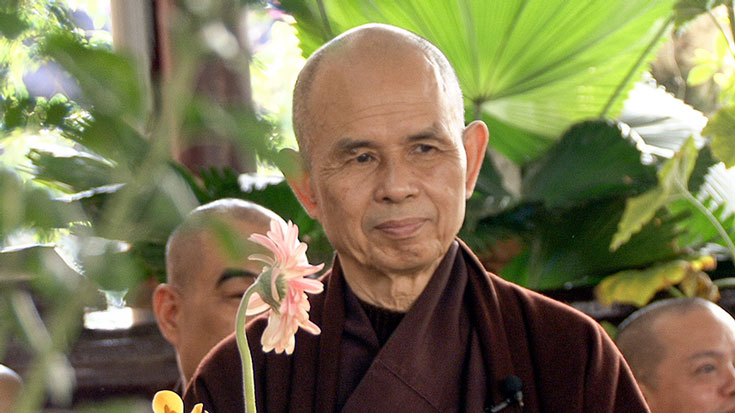 Thich Nhat Hanh: “Sono qui per te”.