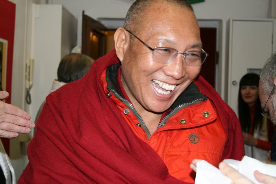 Ven. Dagri Rinpoche Sabato al Centro Sabsel Thekchok Ling di Genova.