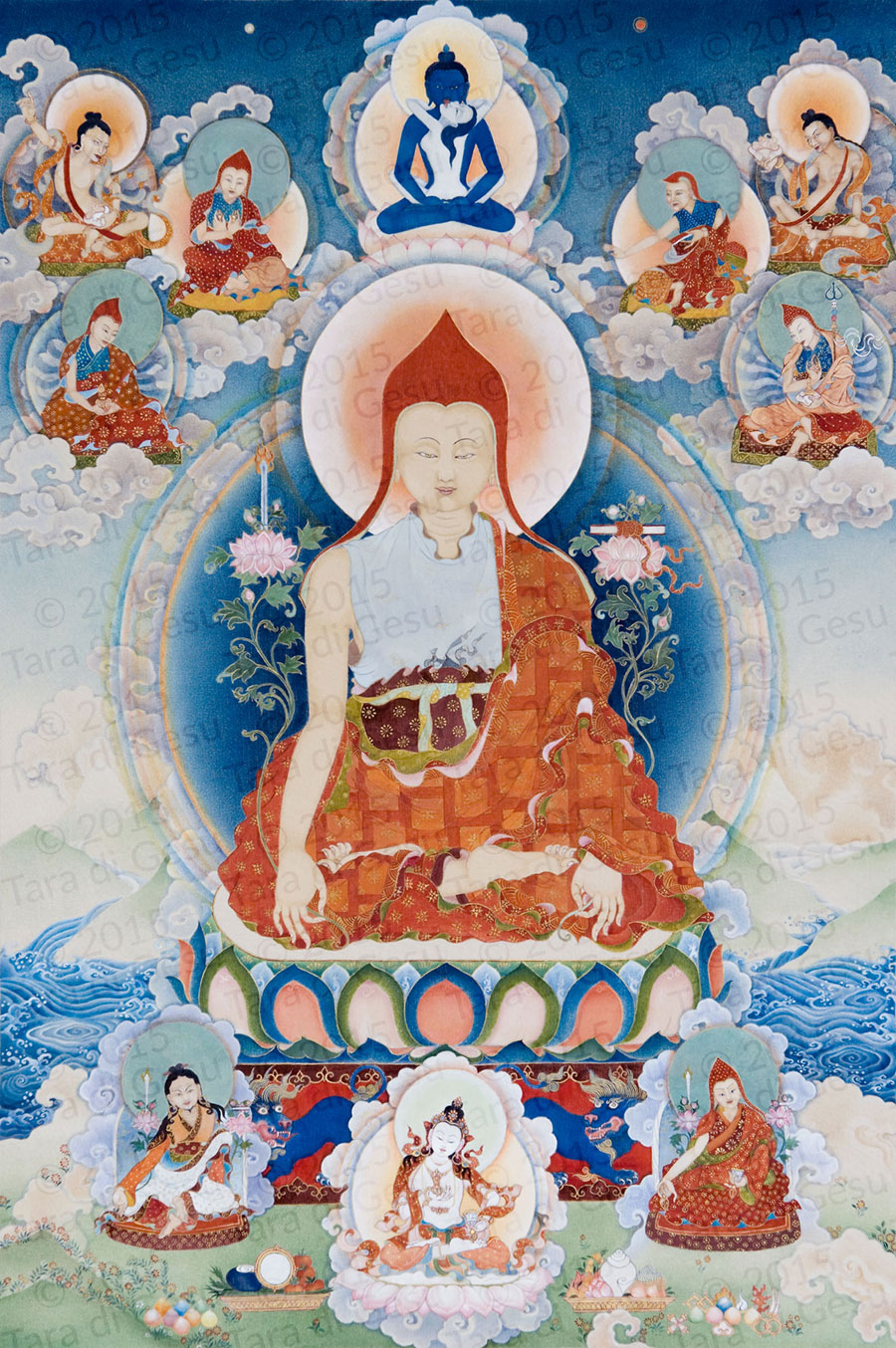 Longchenpa: Whatever thoughts arise, recognizing their essence, allow them all to be liberated as the display of your own intrinsic nature. 