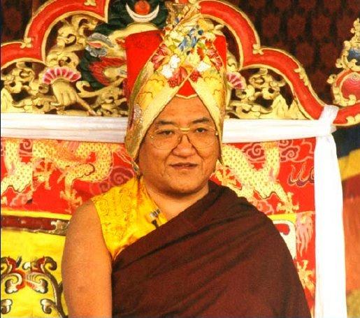 His Holiness Sakya Trizin: “The guide is the Buddha, and the Dharma is the path you need to follow to reach the destination.”.