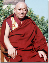 37th-hh Sua Santità Drikung Kyabgon Chetsang Rinpoche: L’equilibrio corretto può essere paragonato al filo di del cotone filato, che non va teso troppo, altrimenti il filo si romperà; ma se è troppo molle, il filo non si formerà propriamente.