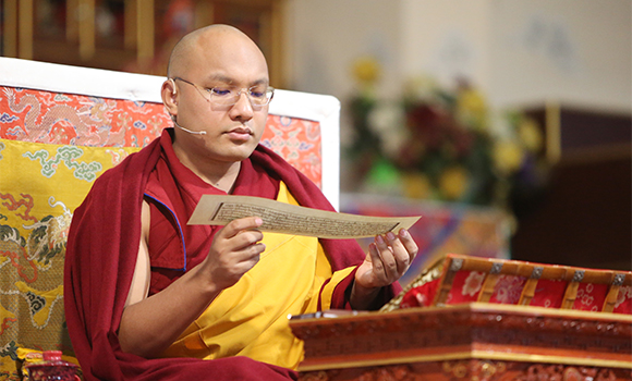 The Gyalwang Karmapa: Rousing bodhichitta comes from training the mind.