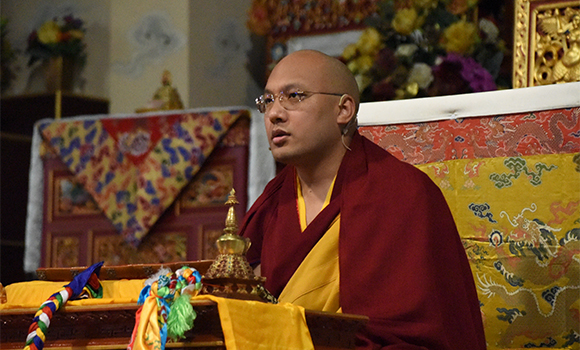 H.H. Gyalwang Karmapa: “We begin with the training in the three types of individuals”.