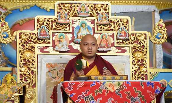 The Gyalwang Karmapa: The particular benefit of this sadhana is that it brings a long and stable life to those who hold the teachings and for others it vanquishes fear, and continued engaging in virtuous actions keeps fear away.