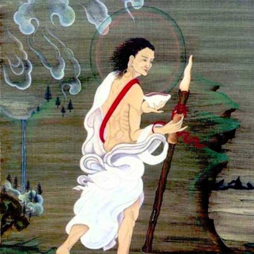 Milarepa: Non sacrificherò il mio obiettivo di conseguire l’illuminazione per tutti gli esseri senzienti in cambio delle ricchezze che mi offrite. 