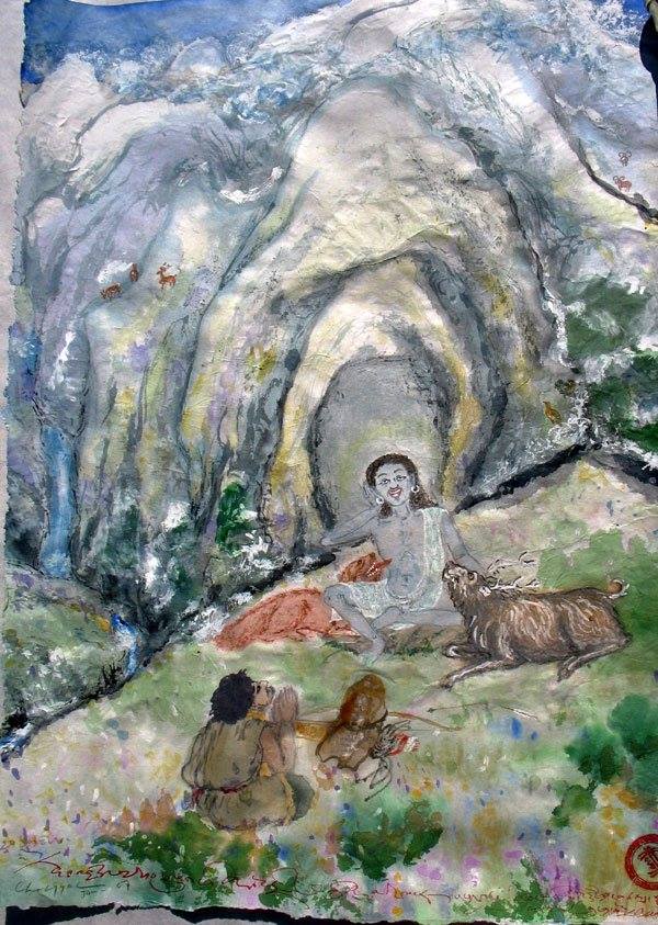 milarep1 Milarepa: Since it was easy to meditate with your mind, The thoughts are the mind’s magical display, So let them be as the very state of your mind.