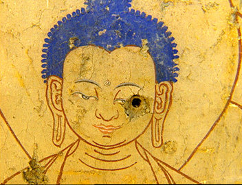 Il Buddha sfregiato da una pallottola cinese
