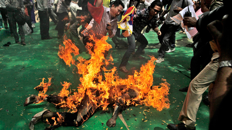 The 20-year old Tibetan Lobsang Sherab set himself on fire. Situation in Ngaba region currently remains tense as Beijing continues to heighten its crackdowns, arbitrary beatings and detentions in Ngaba