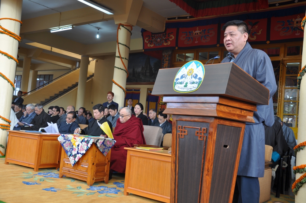The Tibetan Parliament-in-Exile with His Holiness the Dalai Lama