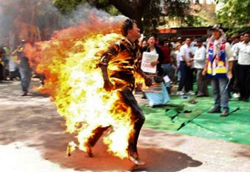 autoimmolazioni in Tibet