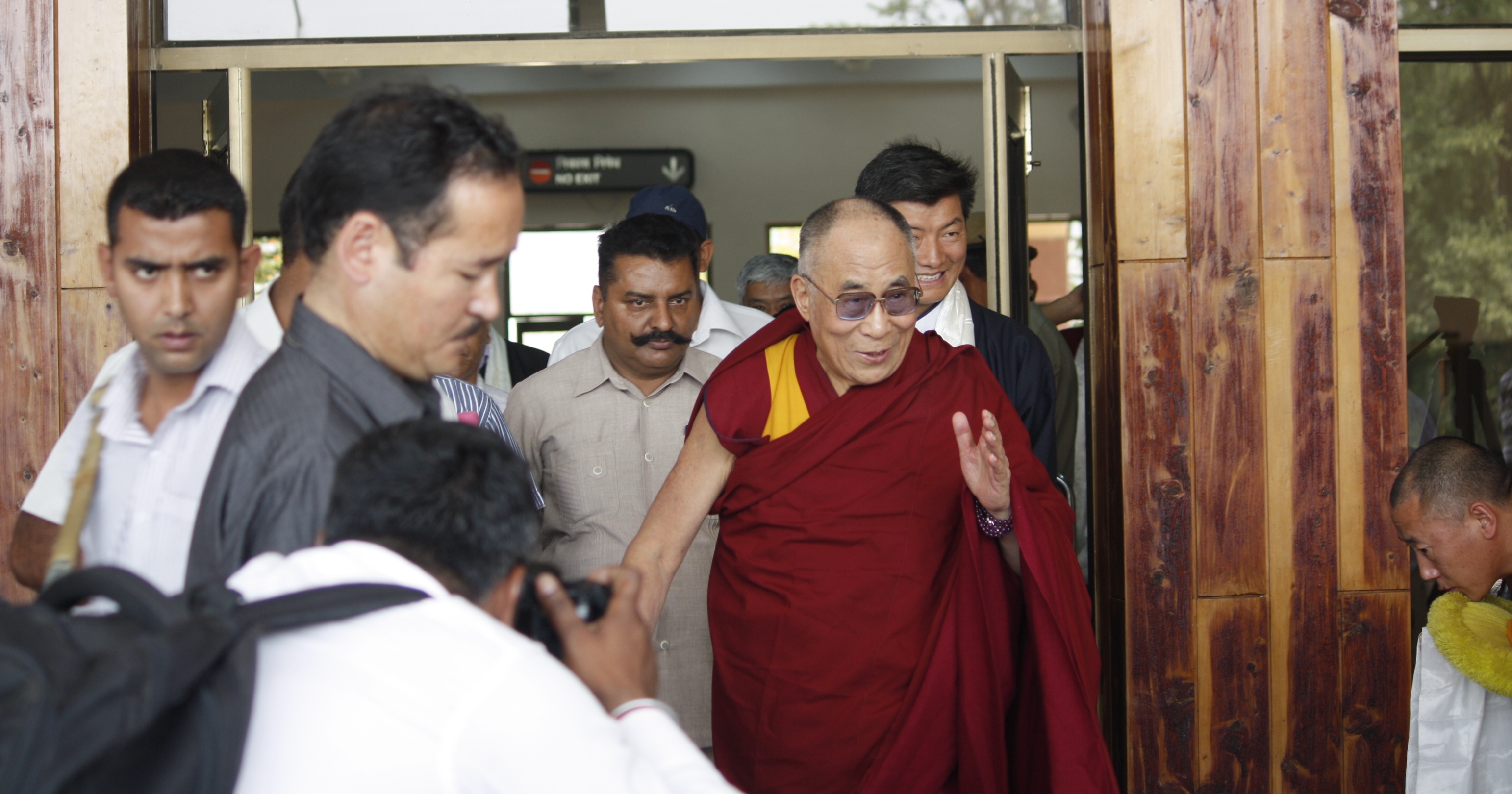 His Holiness the Dalai Lama returned to Dharamshala