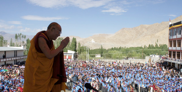 His Holiness the Dalai Lama's visit to Ladakh, J&K State, India, on July 26-28, 2012. 
