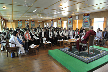 His Holiness the Dalai Lama: "We need to be 21st century Buddhists. Buddhist practice is to use our intelligence to the maximum to transform our emotions". 