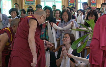 His Holiness the Dalai Lama: "The nature of the mind is knowing, but just as you cannot see when your eyes are obstructed, so long as the mind is clouded by ignorance, its ability is obstructed. Once ignorance, the negative emotions associated with it and their imprints are removed the mind becomes all knowing. ". 