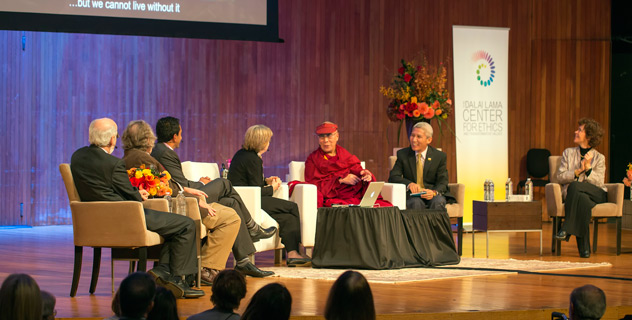 His Holiness the Dalai Lama: “The solution is education; educating the coming generations so they may be wiser than us. We need to mobilize a non-violent revolution, whose principal weapon is truth.”