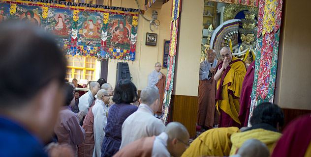 His Holiness the Dalai Lama: “Because the essence of Buddhahood is within yourself, the activity of the Buddha can work in you”. 