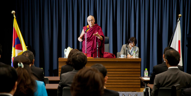 His Holiness the Dalai Lama: “We are humans and have the intelligence to distinguish between destructive and positive emotions.”