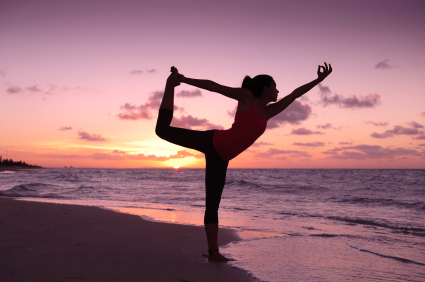 yoga-sunset