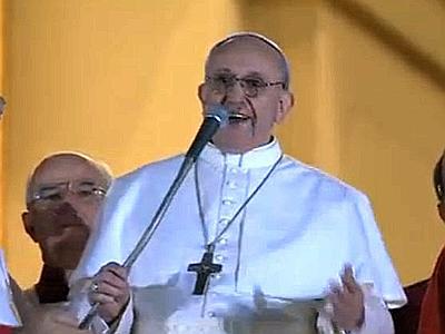 Il nuovo Papa Francesco I, Cardinale Jorge Mario Bergoglio, arcivescovo di Buenos Aires, presidente dei vescovi argentini. 