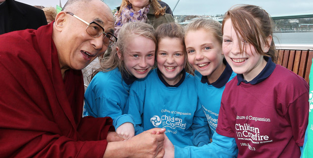 His Holiness the Dalai Lama's visit to Derry, Northern Ireland, to participate in Children in Crossfire's Culture of Compassion events on April 18, 2013. 