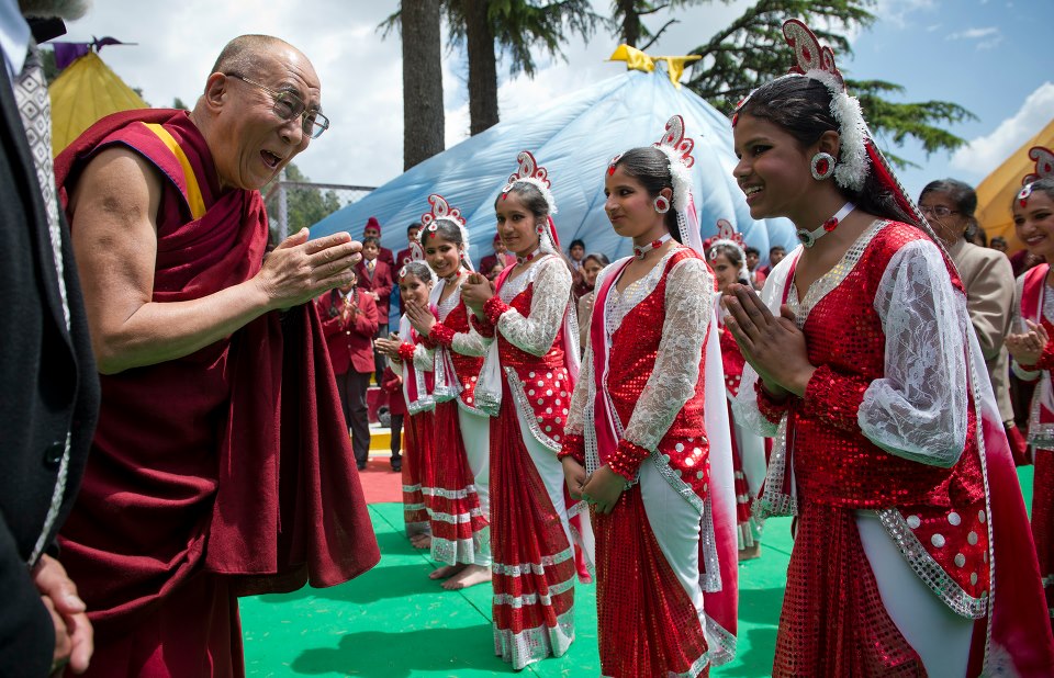 Image of His Holiness the Dalai Lama's two day visit to Dalhousie, HP, India on April 27-28, 2013. 