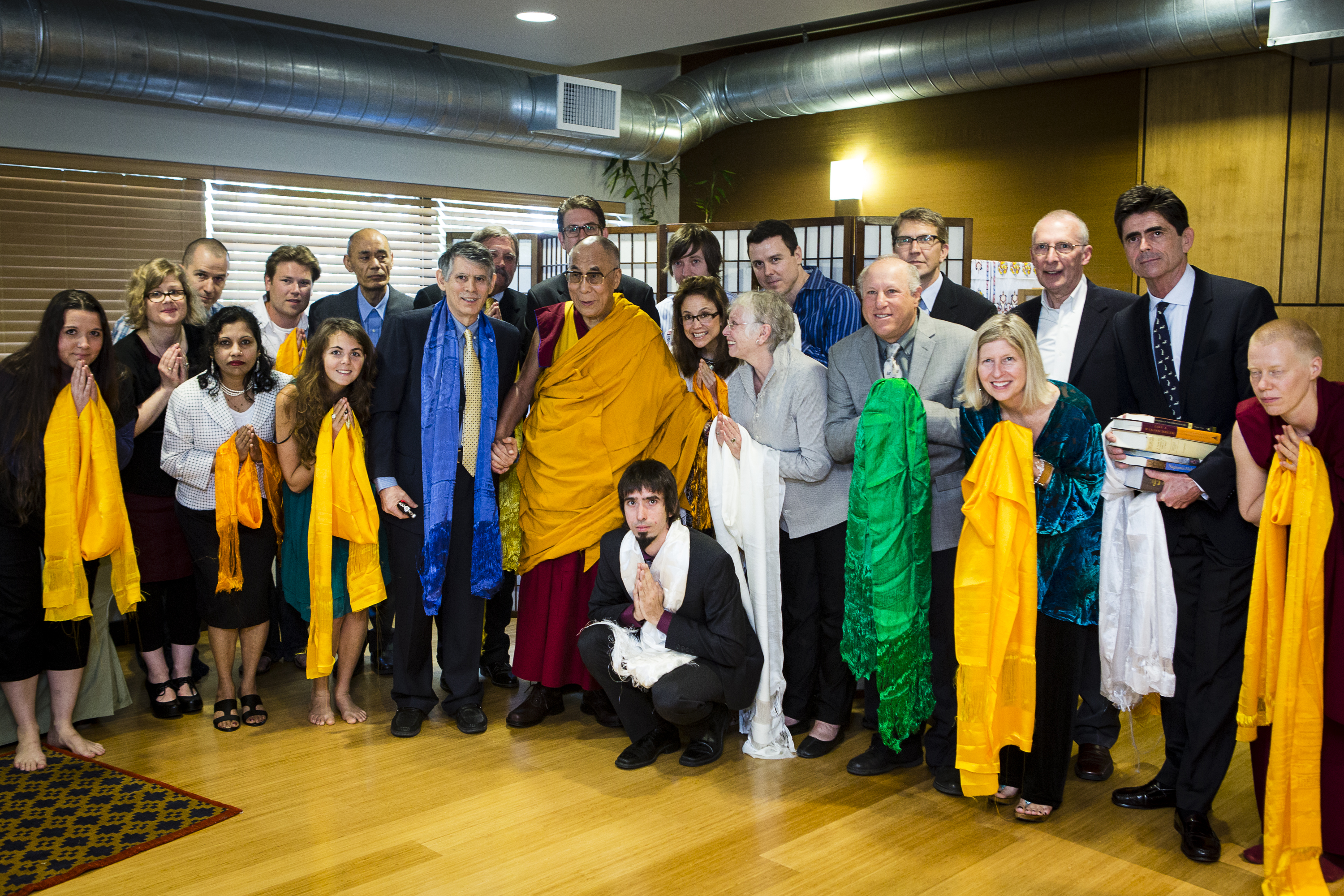 His Holiness visit to FPMT Central Office 