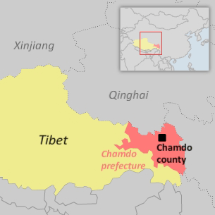 Chamdo,  dove sono in atto arresti di tibetani
