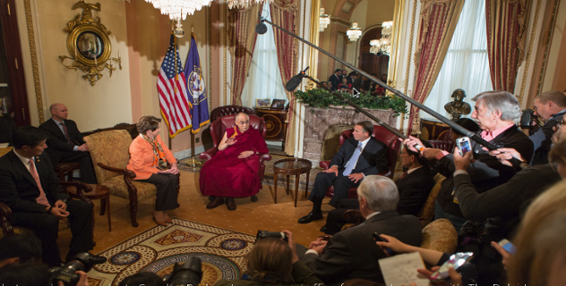 His Holiness the Dalai Lama in Capitol 