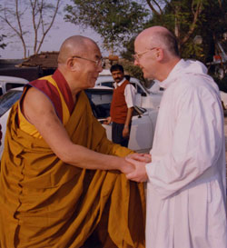 Sua Santità il Dalai Lama e Dom Laurence Freeman