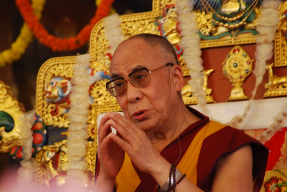 Sua Santità il Dalai Lama: Se sviluppi l’altruismo, anche momentaneamente, sarai più felice. (Foto di Luciana Usellini)